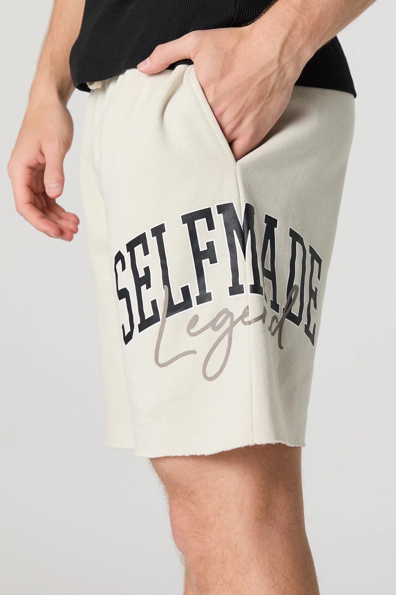 Graphic Fleece Short