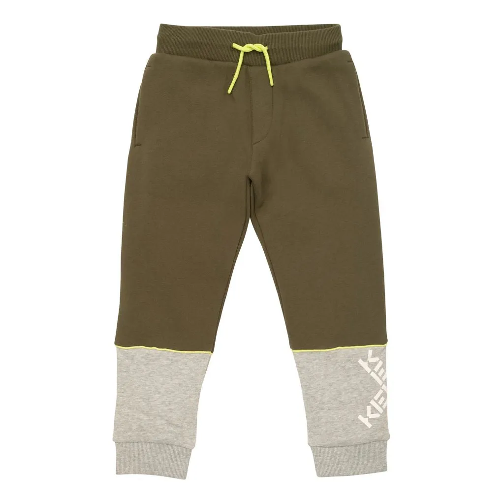 Green Logo Joggers