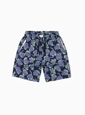 Home Party Shorts Purple
