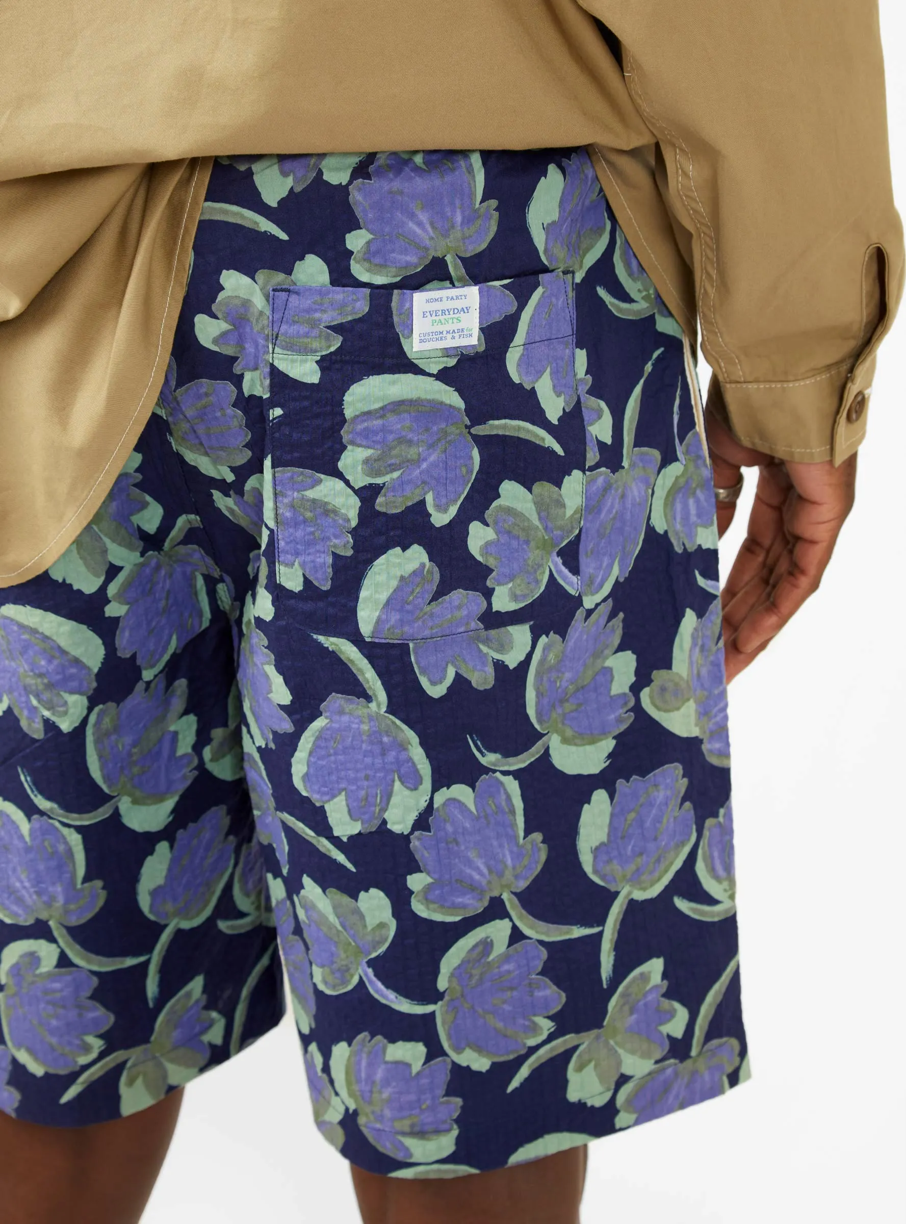 Home Party Shorts Purple