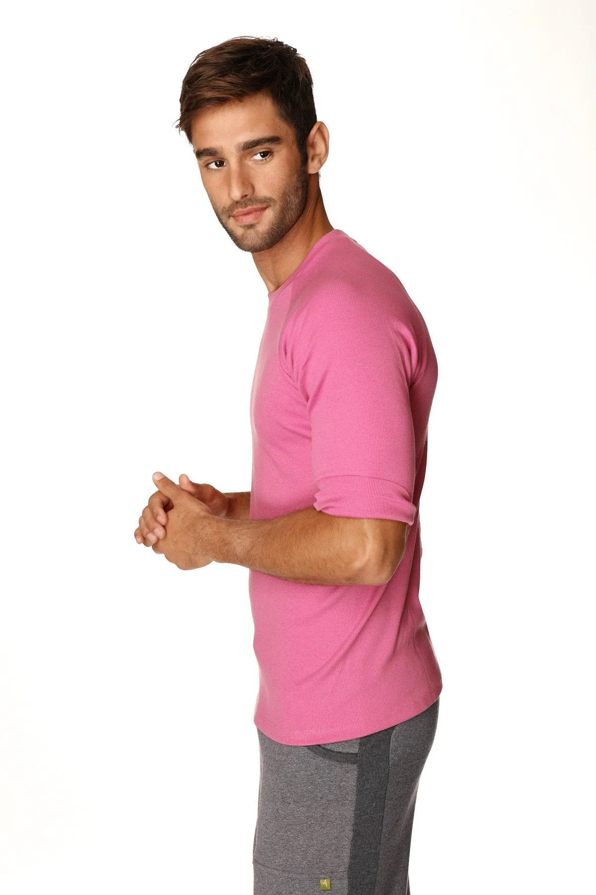 Hybrid Crew Neck Raglan Tee (Berry)