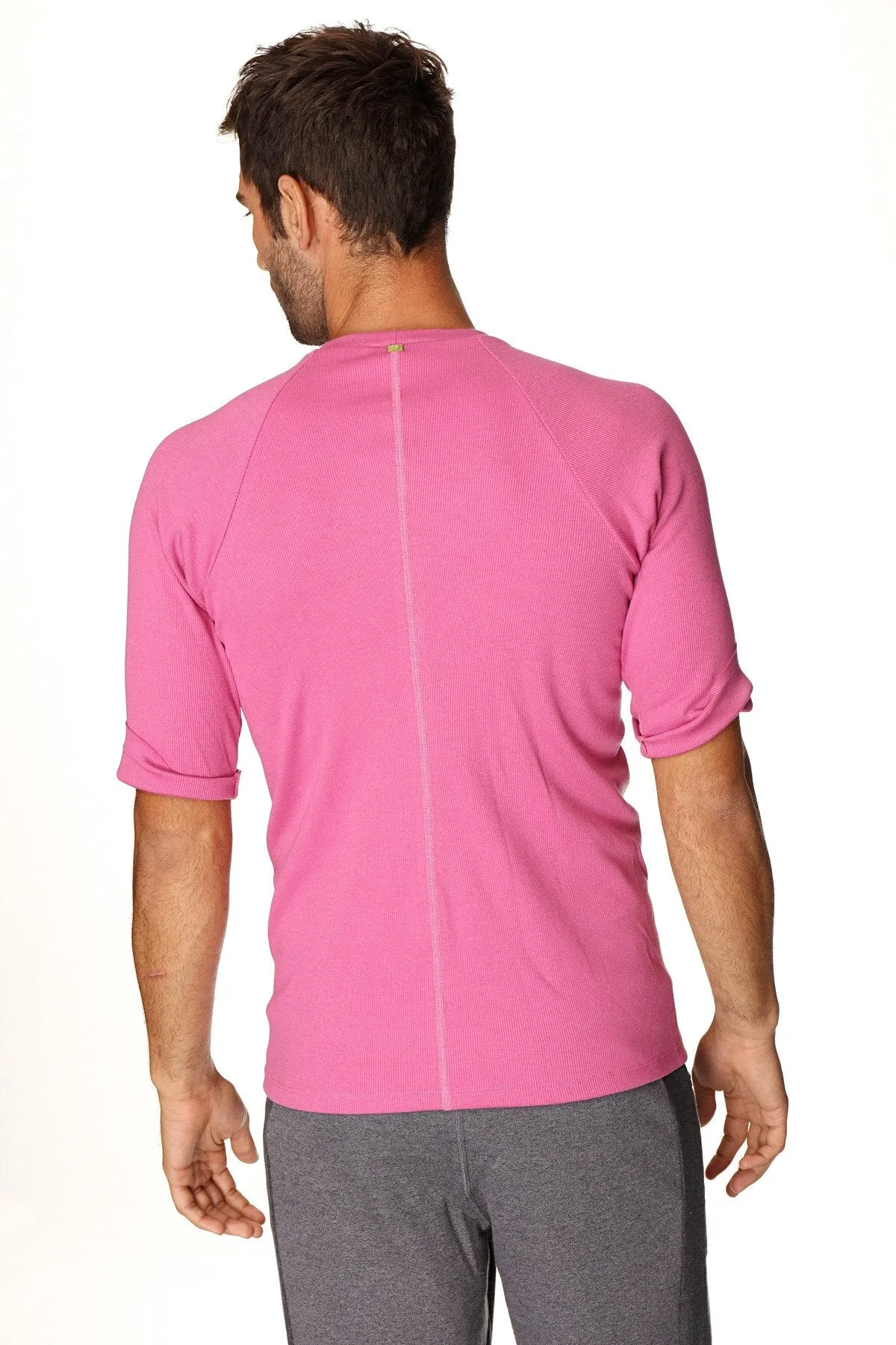 Hybrid Crew Neck Raglan Tee (Berry)