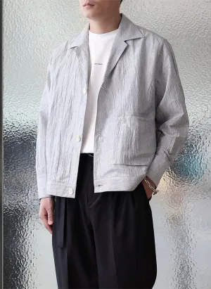 Hybrid Linen Shirt Trucker Jacket