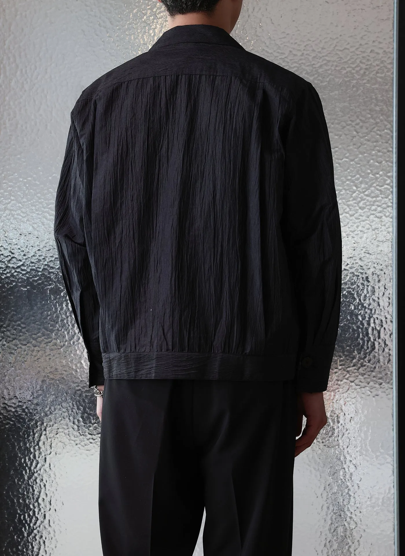 Hybrid Linen Shirt Trucker Jacket