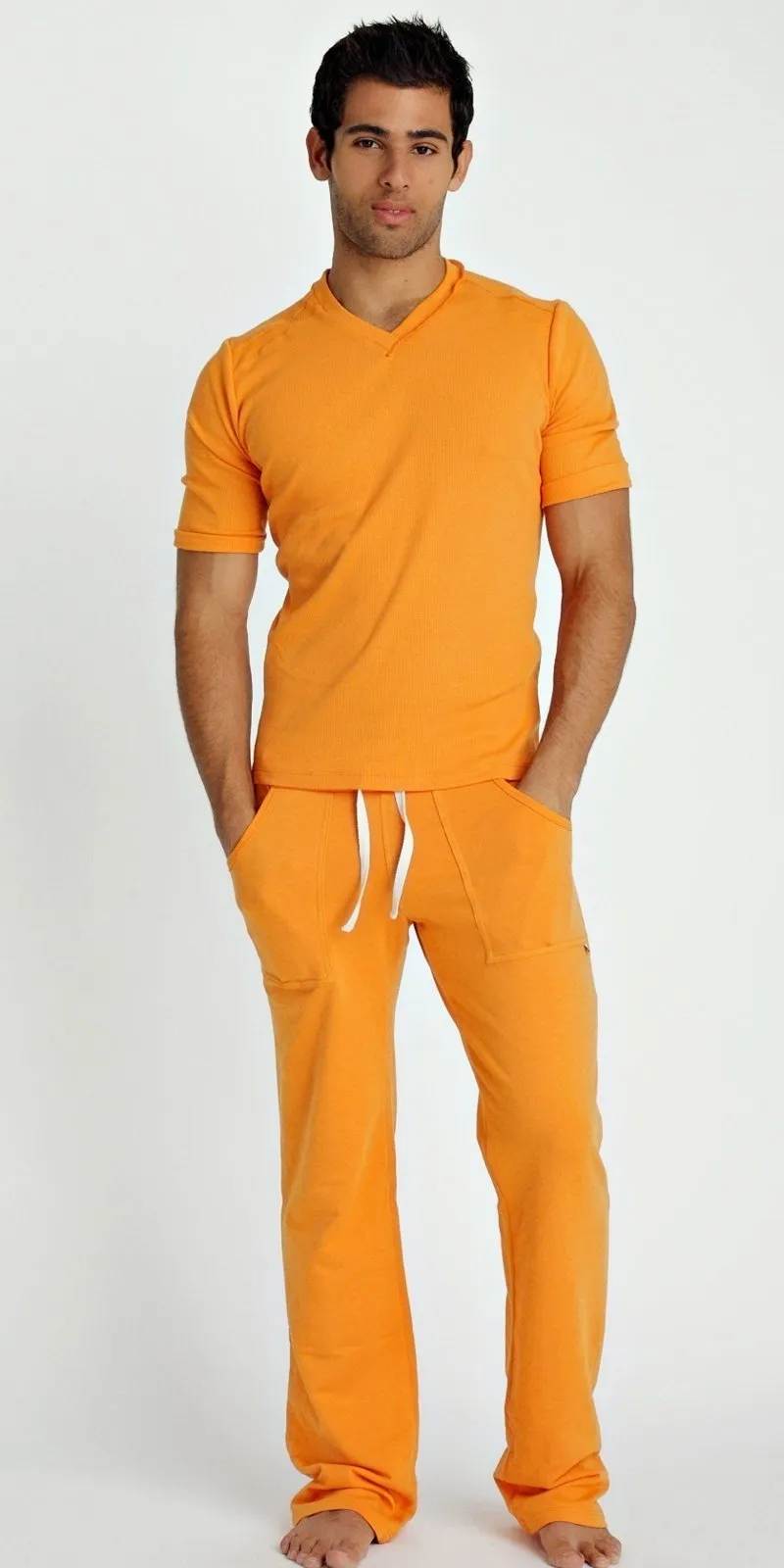 Hybrid V-Neck (Sun Orange)