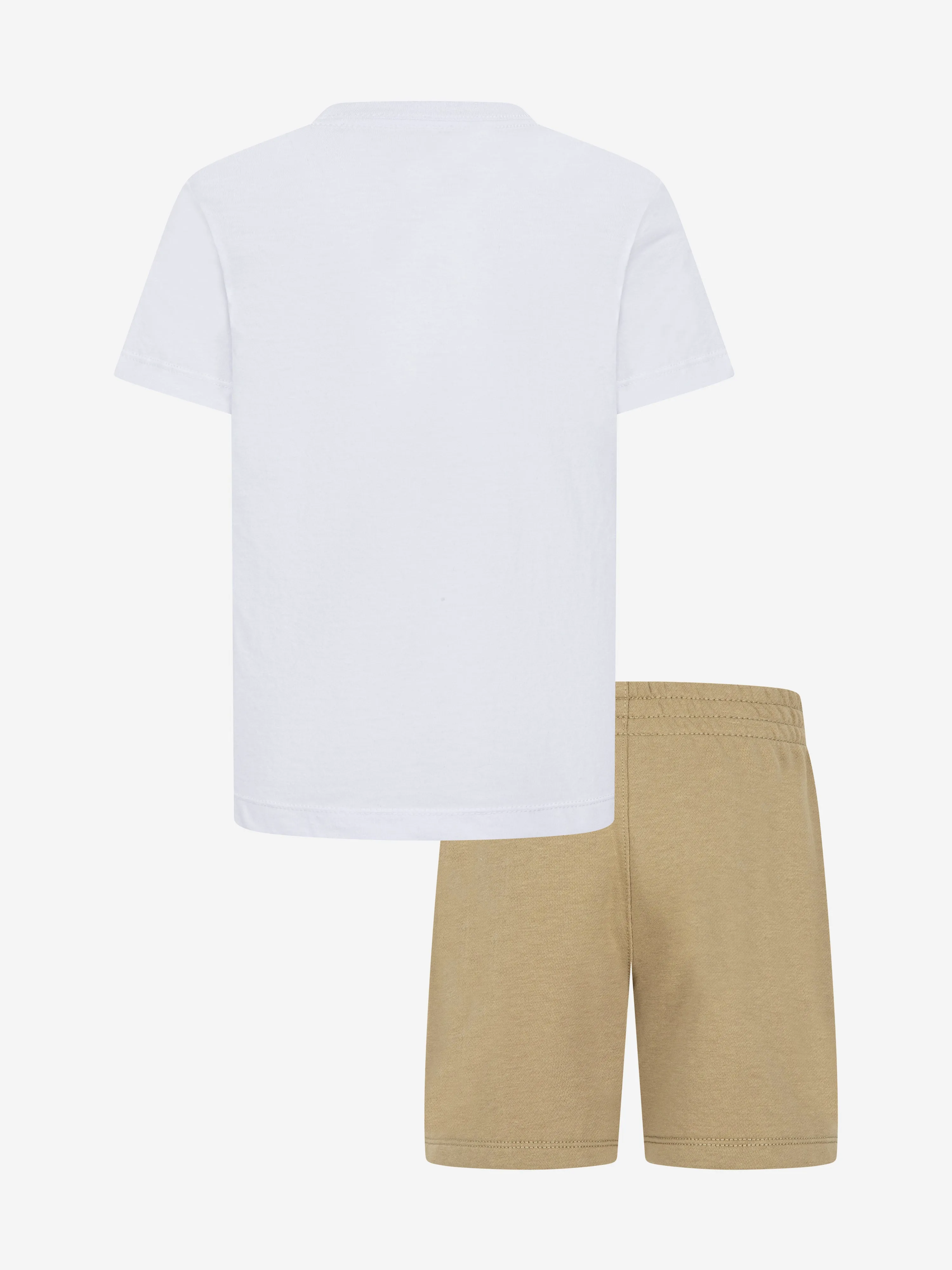Kids Club Express T-Shirt and Shorts Set in Beige
