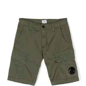Kids CP Company Lens Cargo Shorts