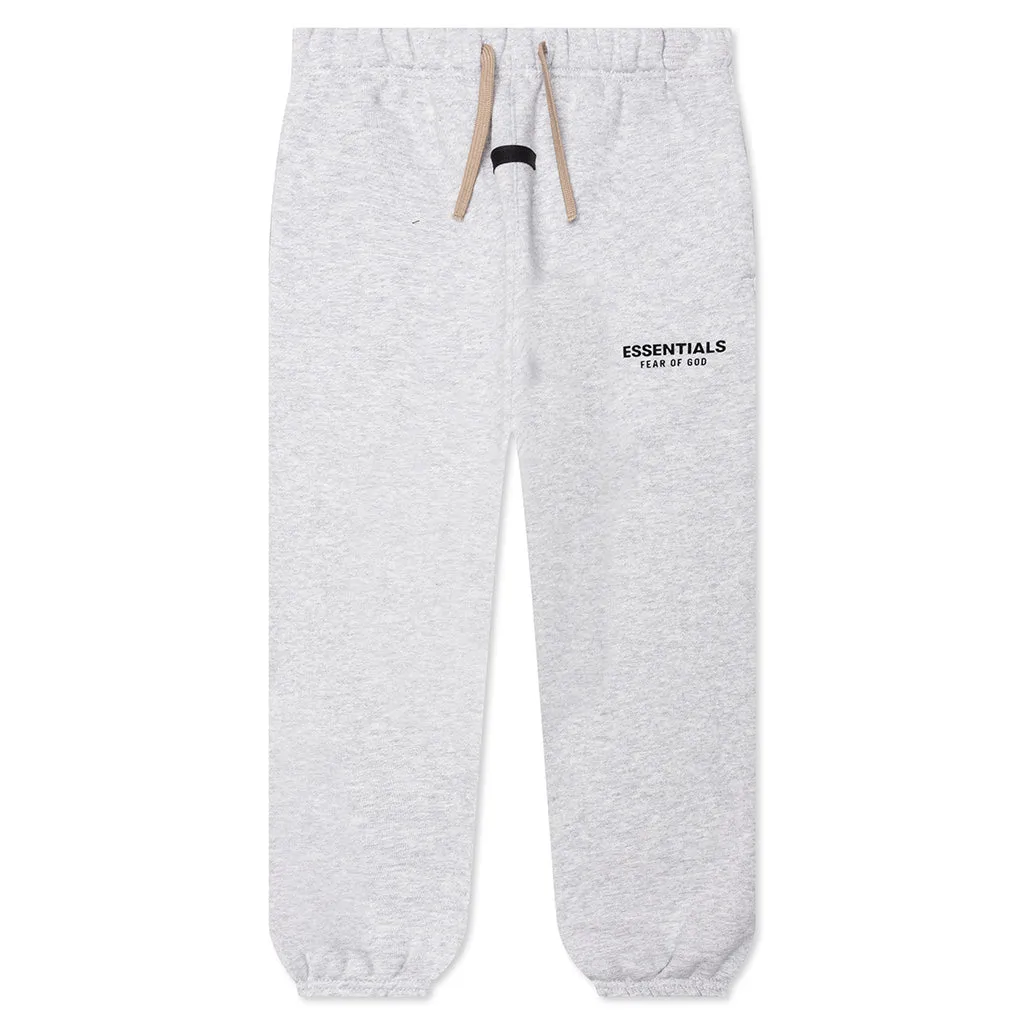 Kid's Fleece Essential Sweatpant - Light Heather Gray