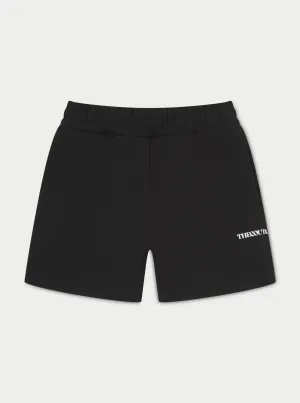 KIDS RAW SEAM SHORTS - BLACK