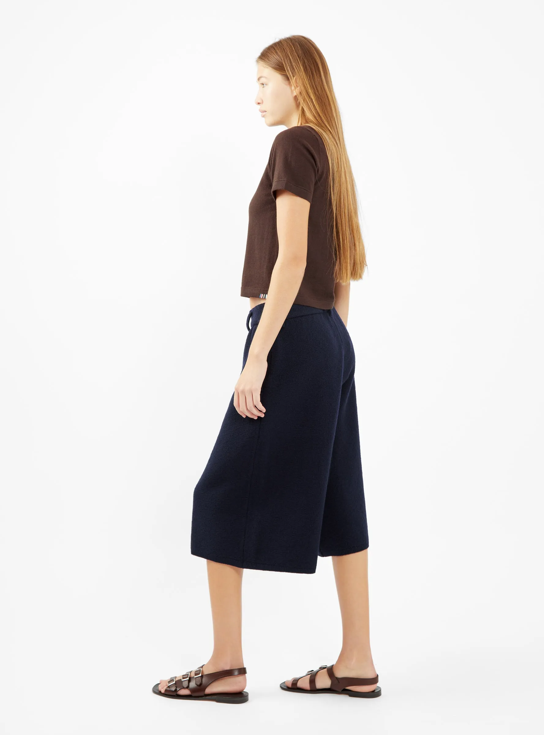 Kliza Wool Shorts Dark Navy