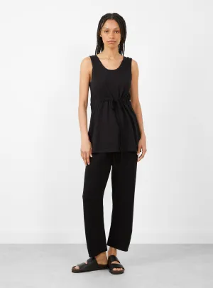 Laced Tank Top Black