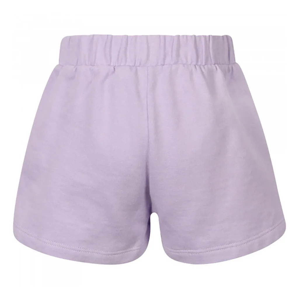 Lilac Logo Fleece Shorts