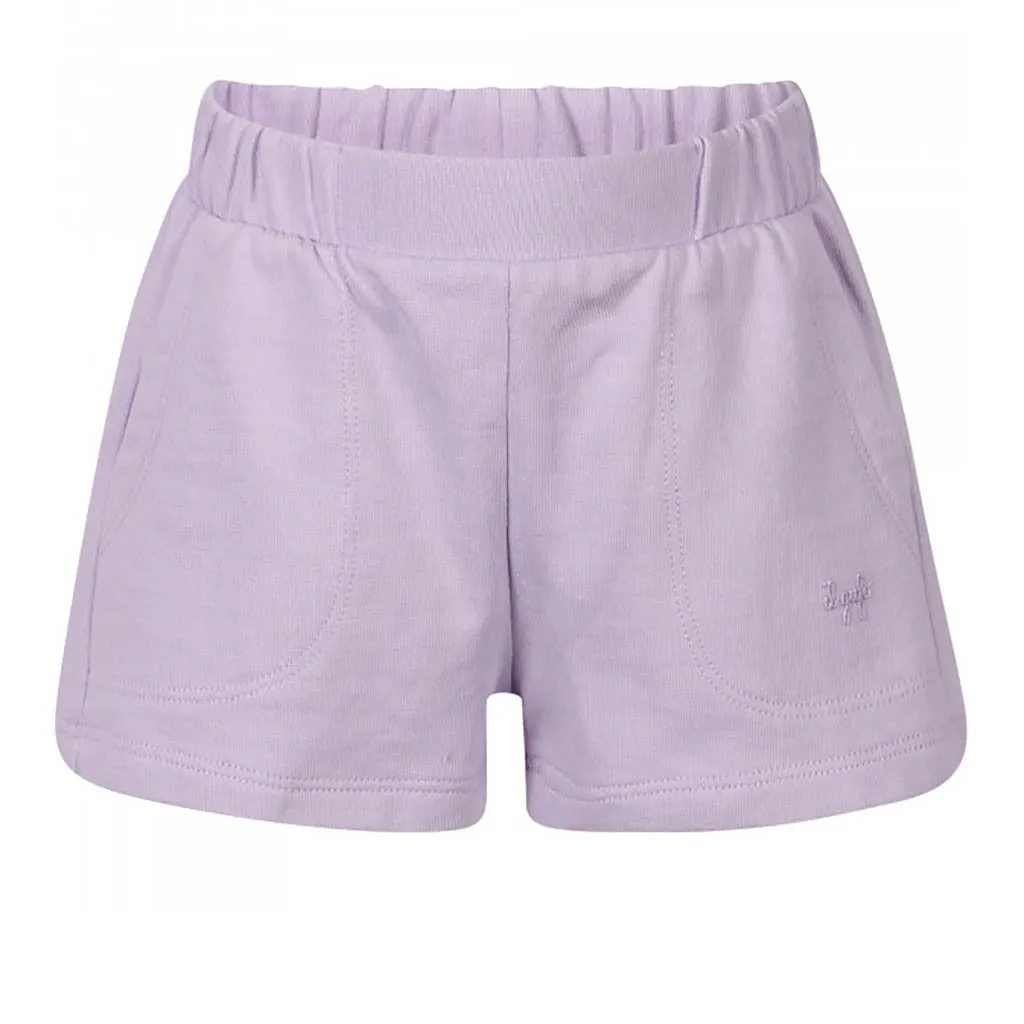 Lilac Logo Fleece Shorts