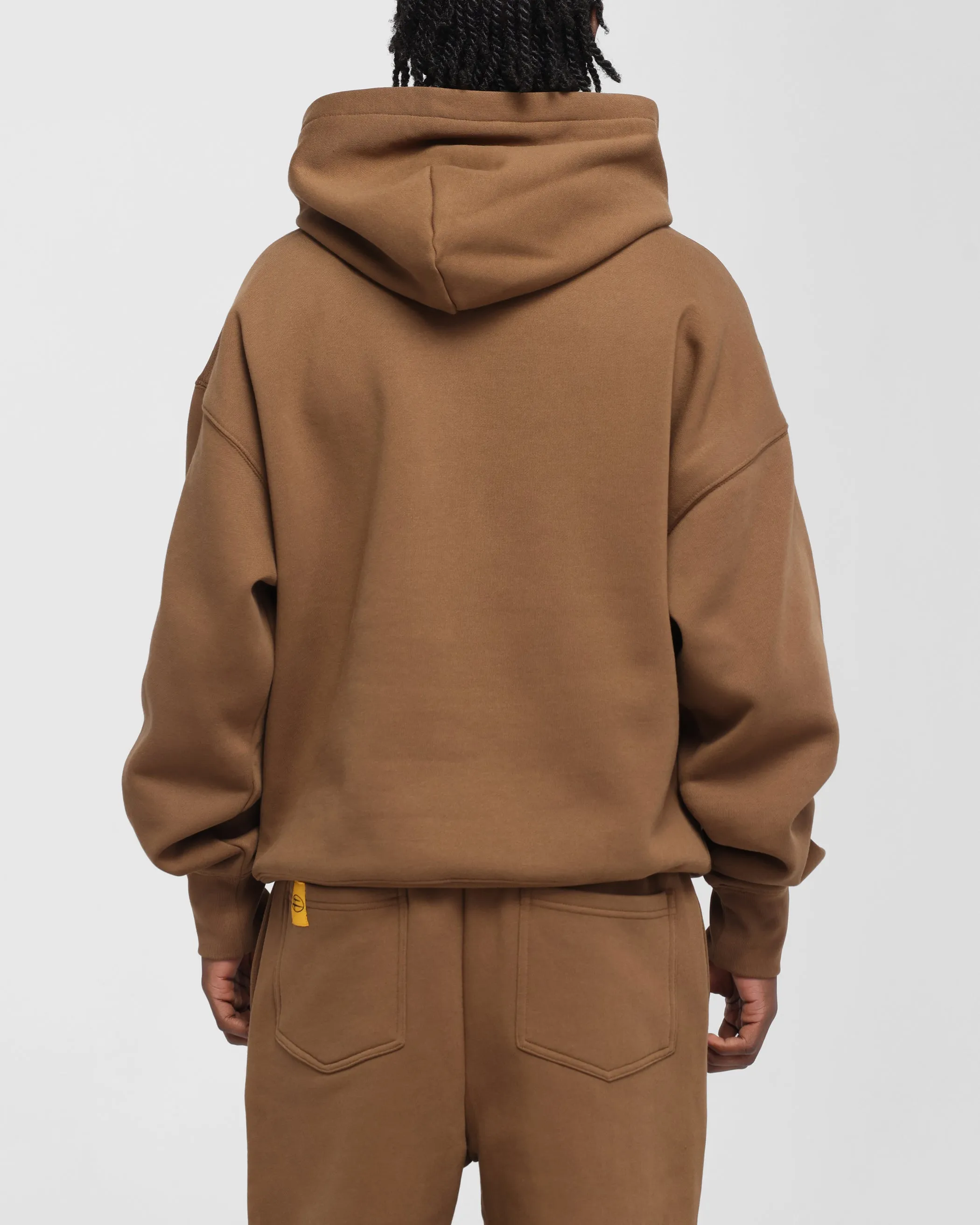 Loiter Hybrid Premium Hoodie Brown