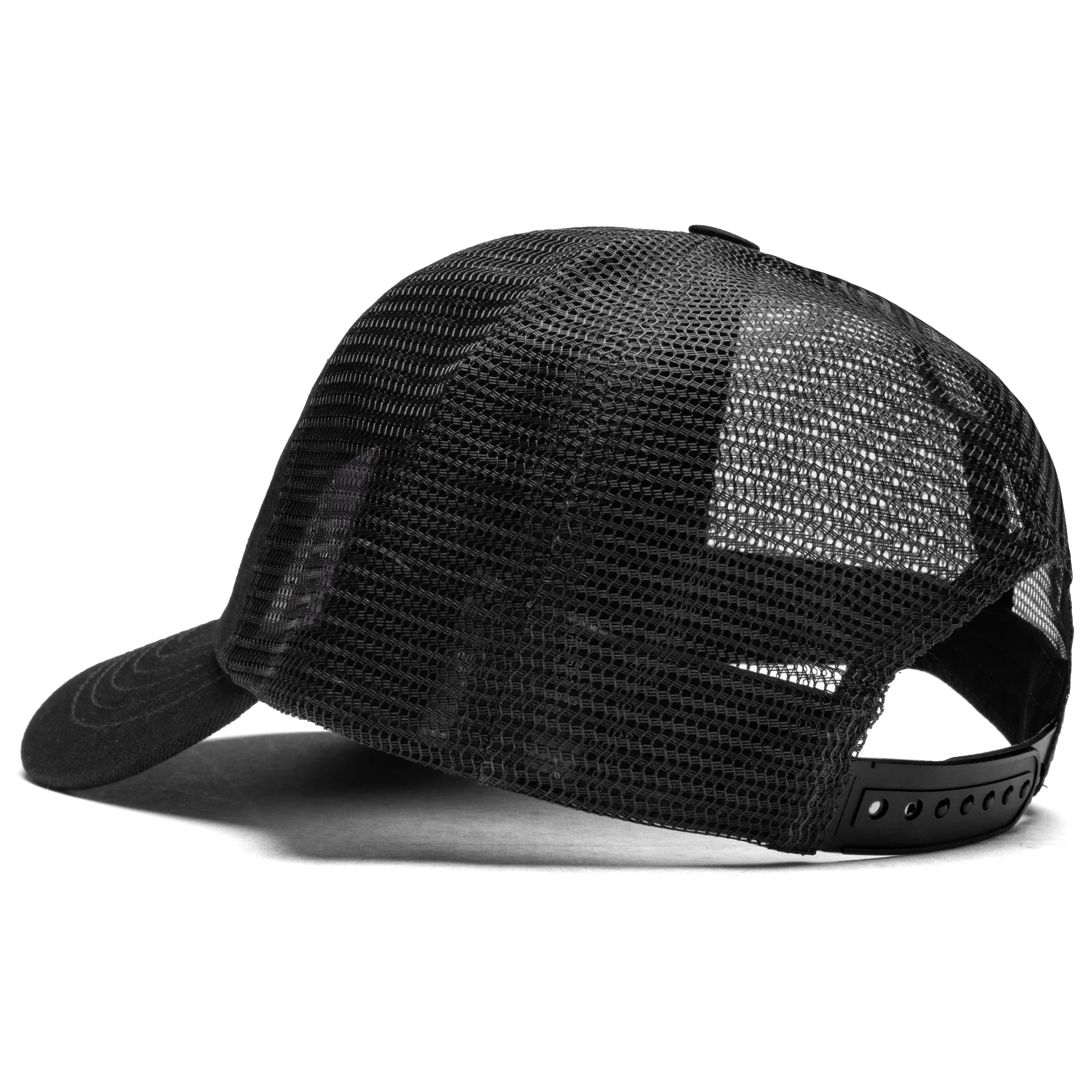 Low Profile Trucker Athletic Cap - Black