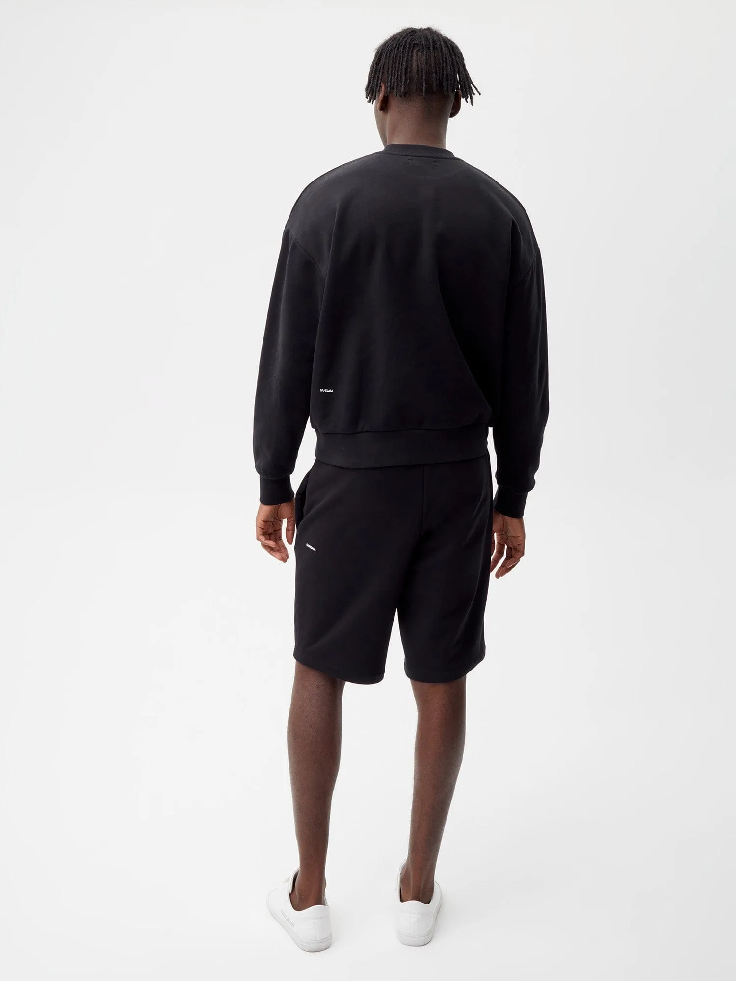 Mens 365 Midweight Long Shorts—black
