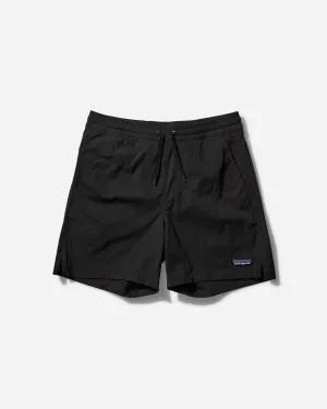 Men's Baggies 6 Inch Shorts Black