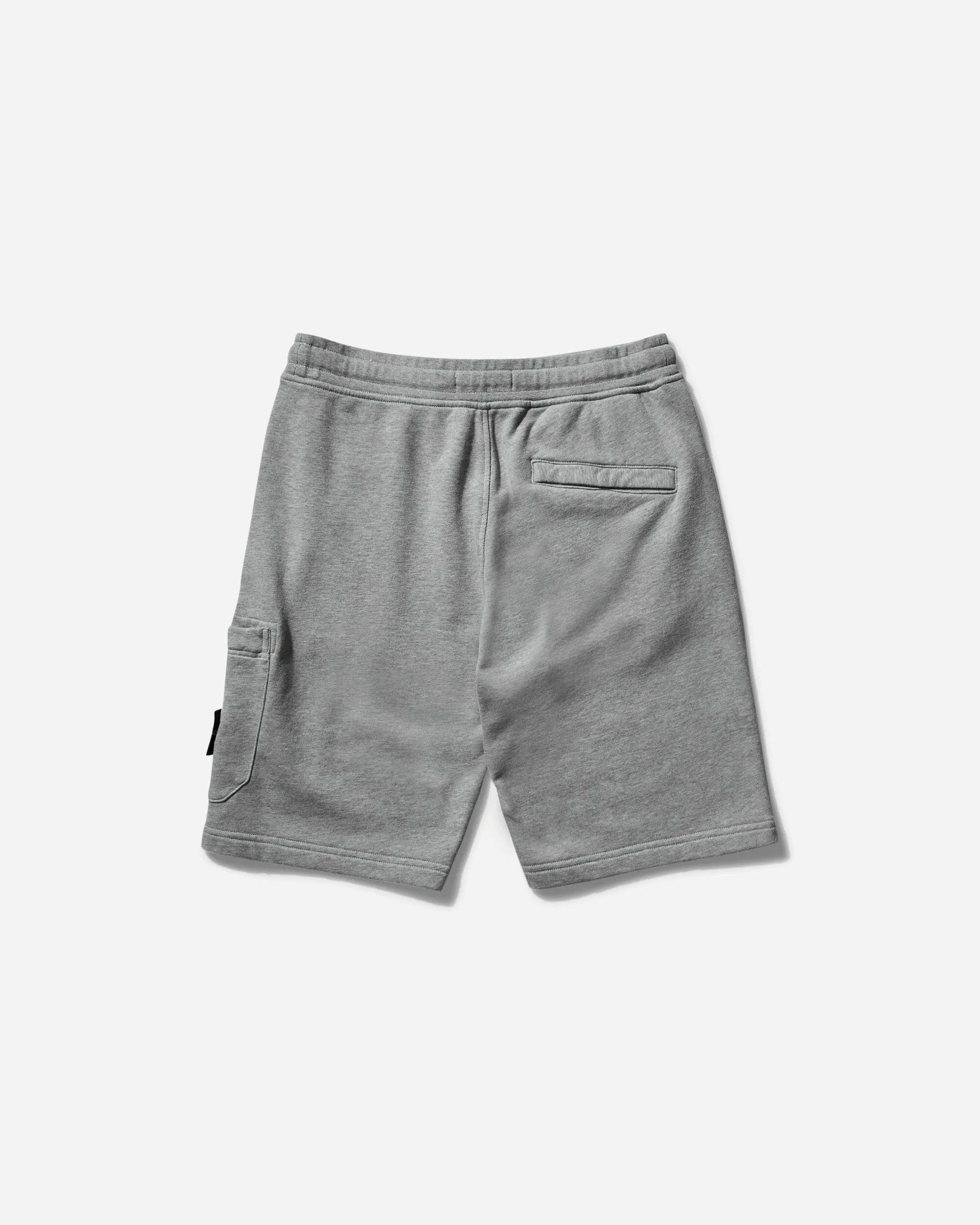 Men's Garment Dyed Cotton Fleece Shorts Melange Grey