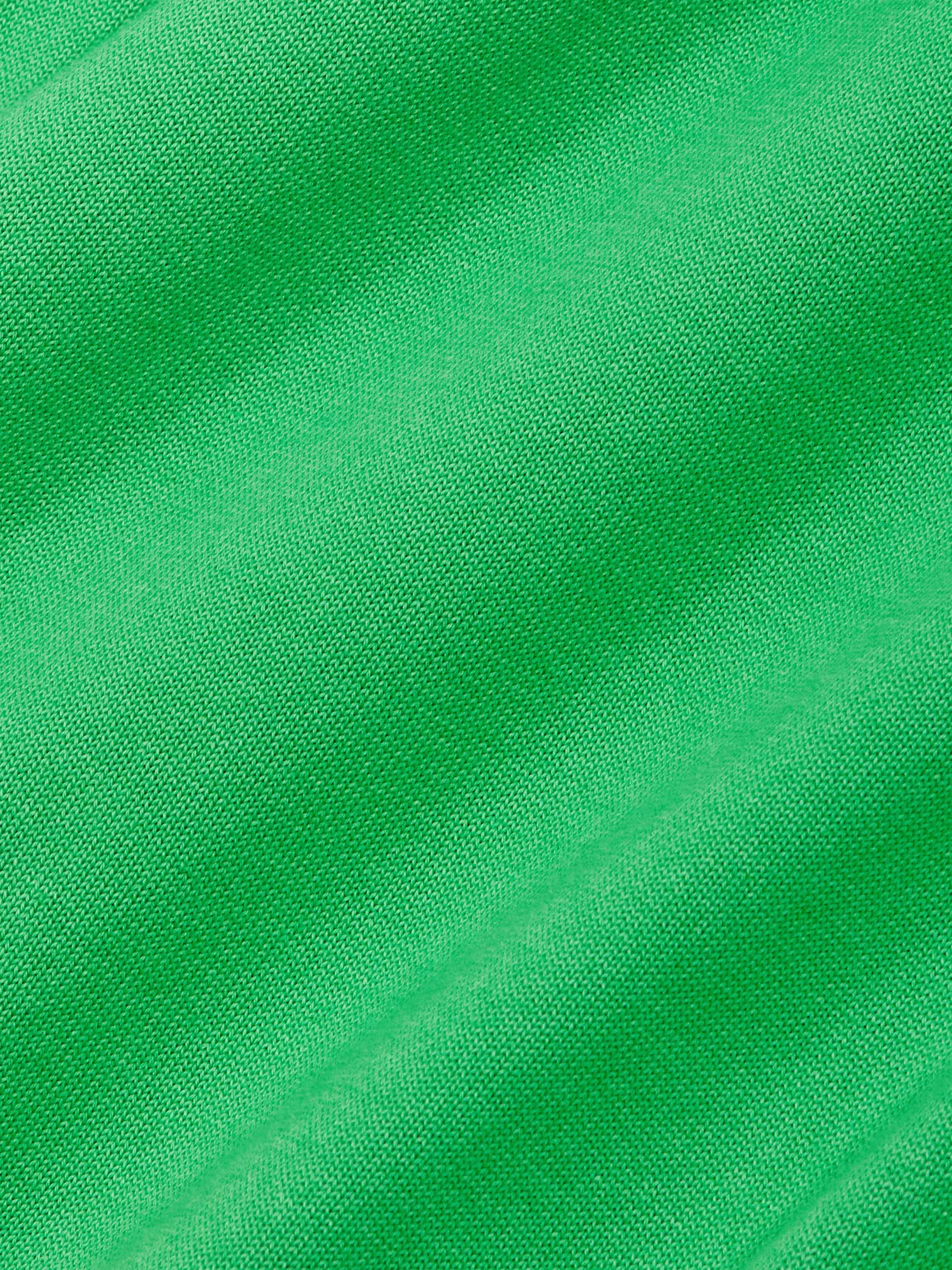 Mens Organic Cotton Knit Shorts—jade green