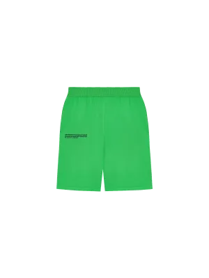 Mens Organic Cotton Knit Shorts—jade green
