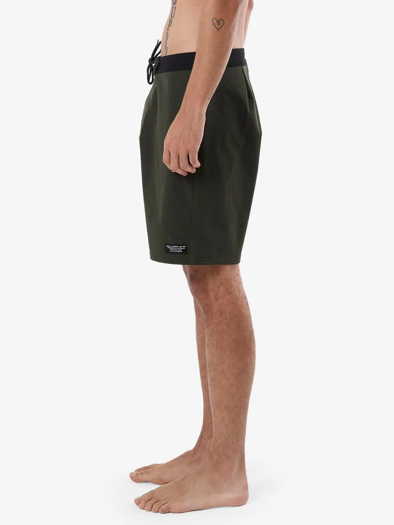 Minimal Thrills Boardshort - Grape Leaf