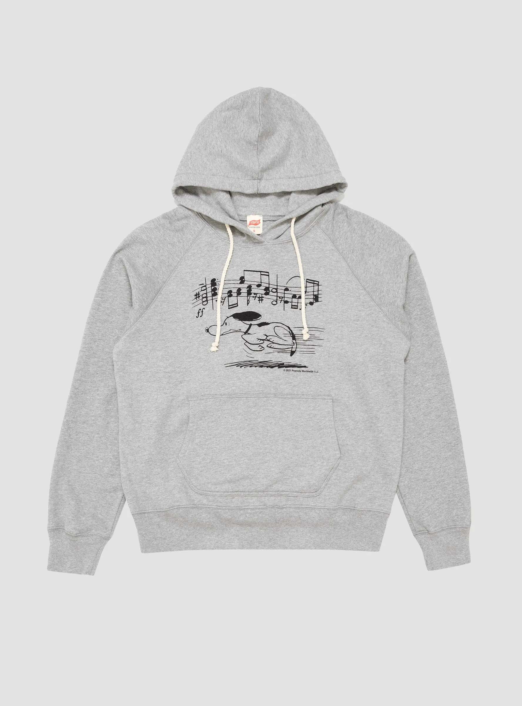 Music Snoopy Hoody Grey Marl
