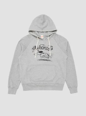 Music Snoopy Hoody Grey Marl