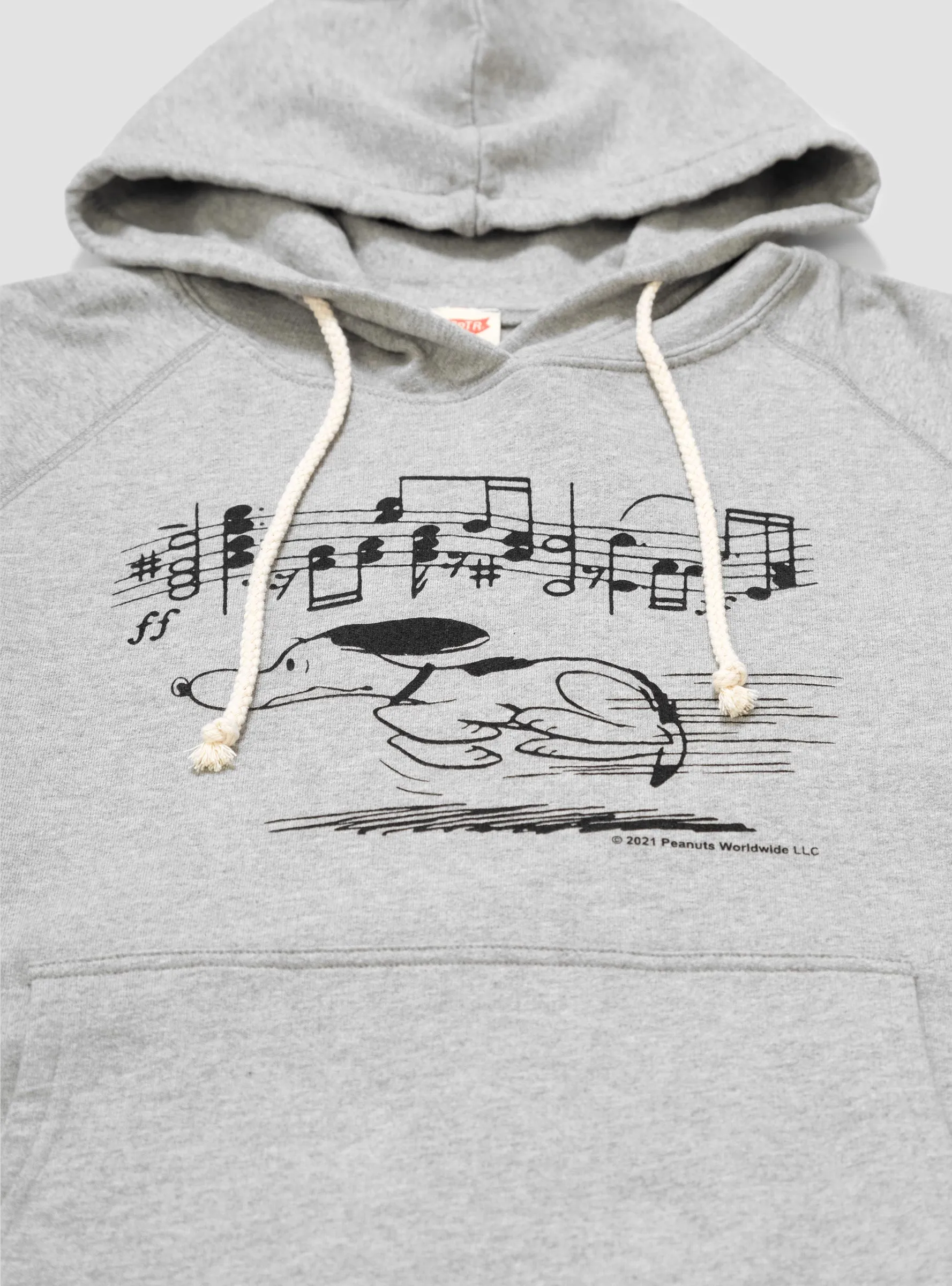 Music Snoopy Hoody Grey Marl