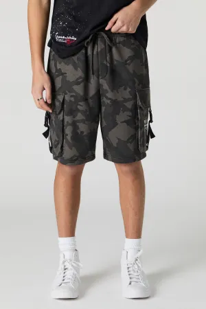 NY Graphic Fleece Cargo Short