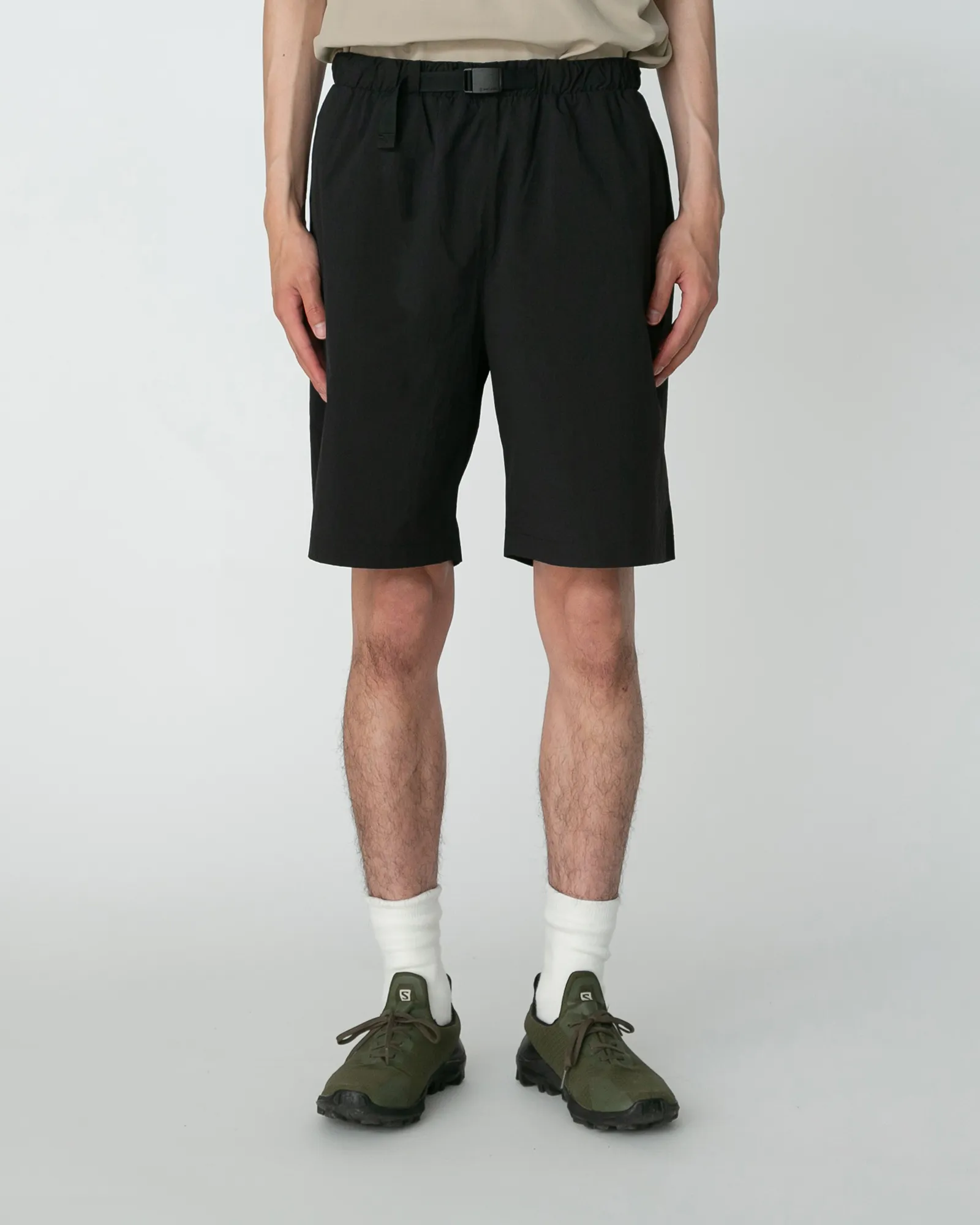 Nylon Tussah 2Way Shorts