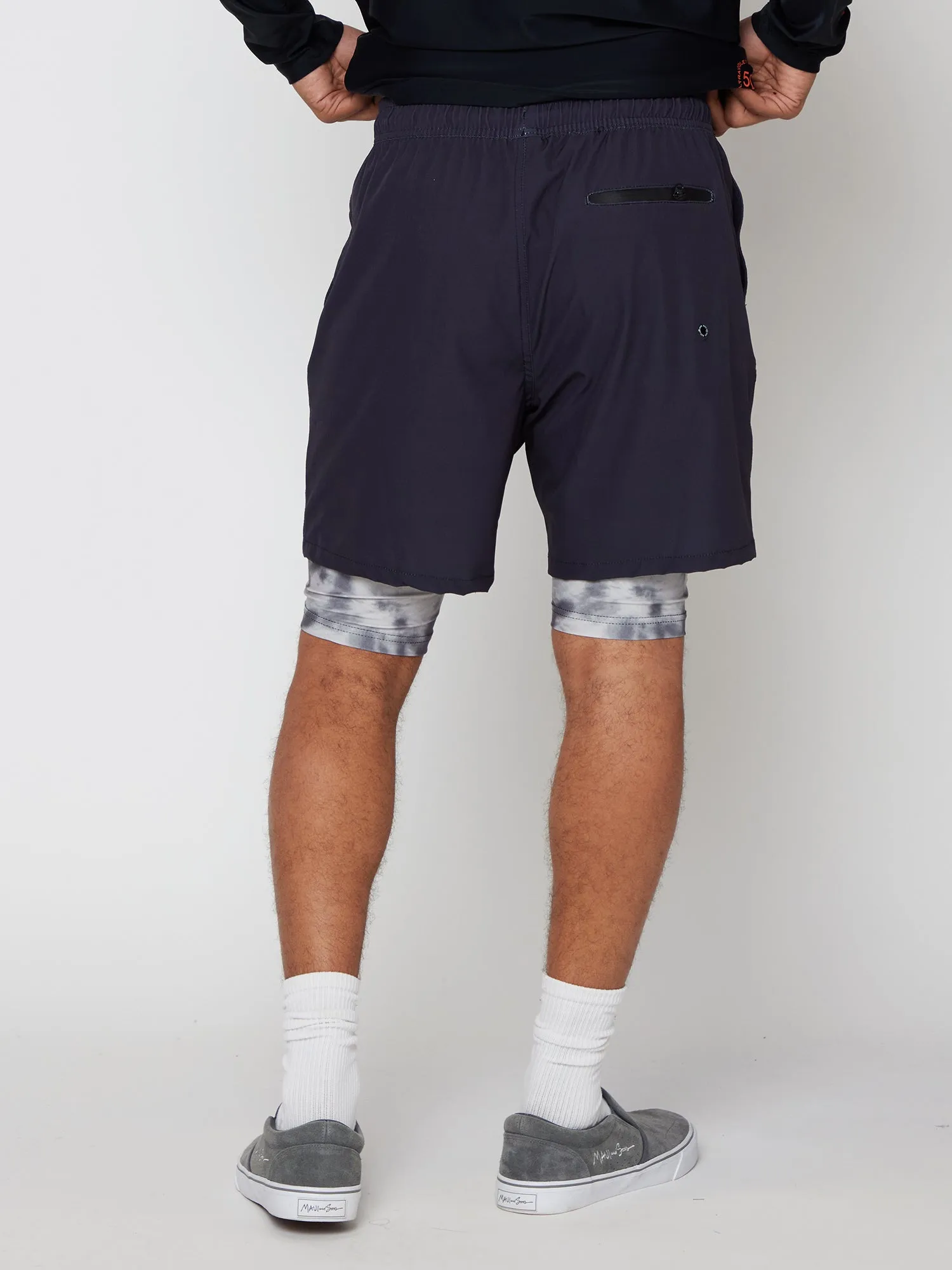 Palm Mix Hybrid Compression Pool Shorts