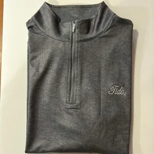 Peter Millar Iron Perth Quarter Zip (Tide Script)