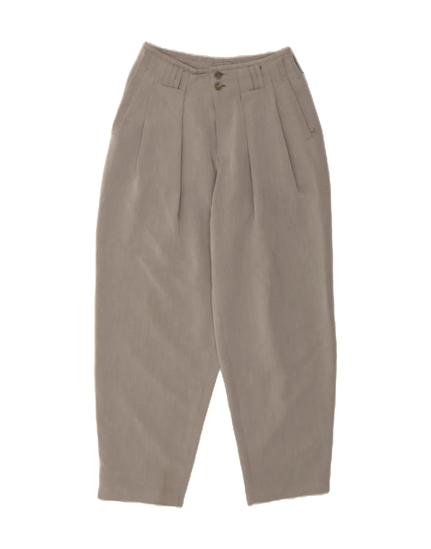PHONIX UN PROTAGONISTA Womens Chino Trousers IT 44 Medium W28 L29 Grey