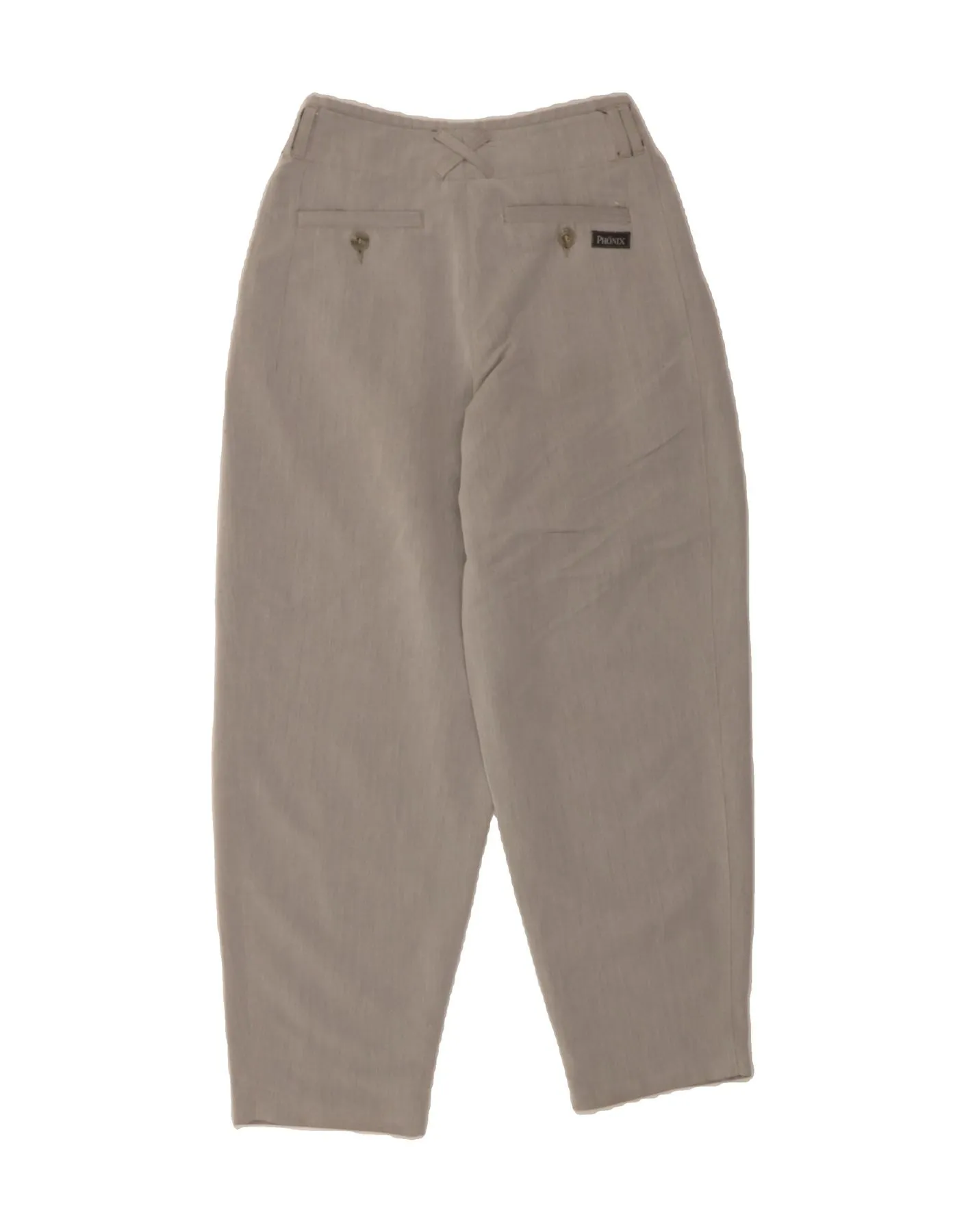 PHONIX UN PROTAGONISTA Womens Chino Trousers IT 44 Medium W28 L29 Grey