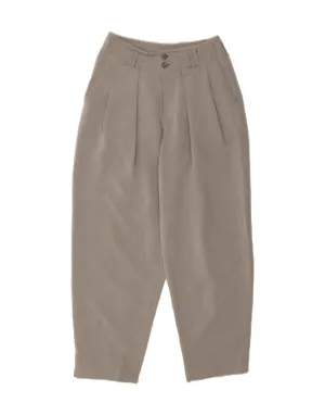 PHONIX UN PROTAGONISTA Womens Chino Trousers IT 44 Medium W28 L29 Grey