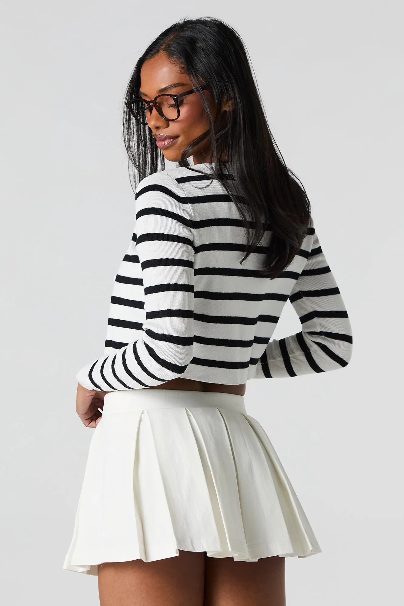 Pleated Mini Skort