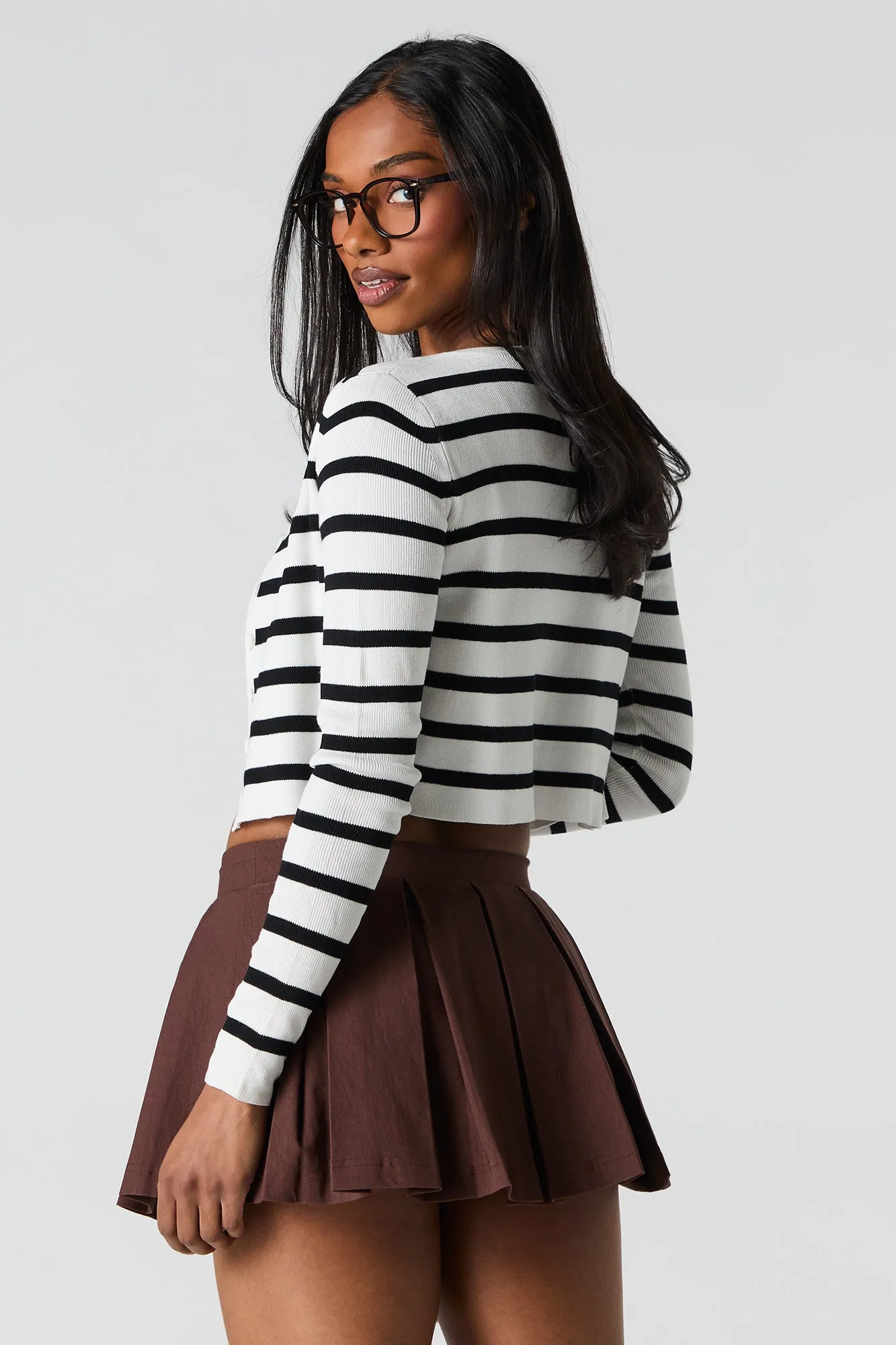 Pleated Mini Skort