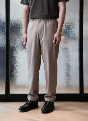 Polyester Wide Tapered Easy Pants
