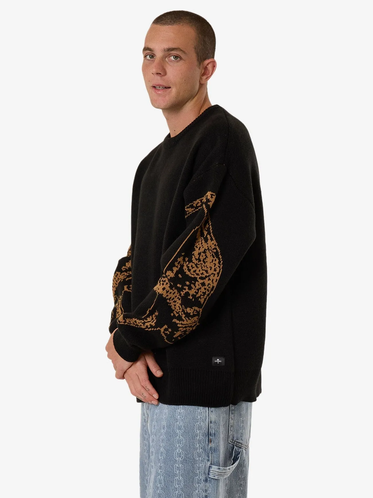 Power Trip Crew Knit - Black