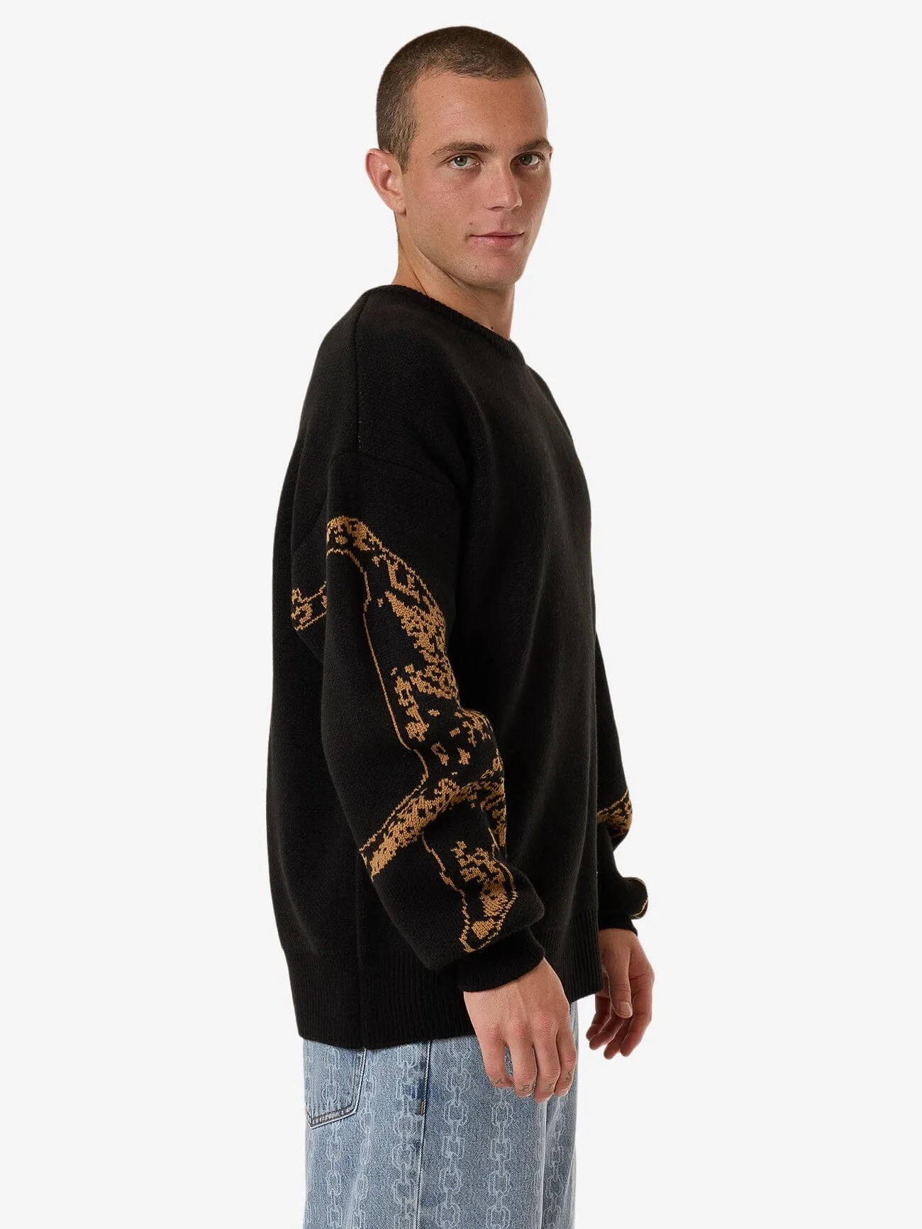 Power Trip Crew Knit - Black