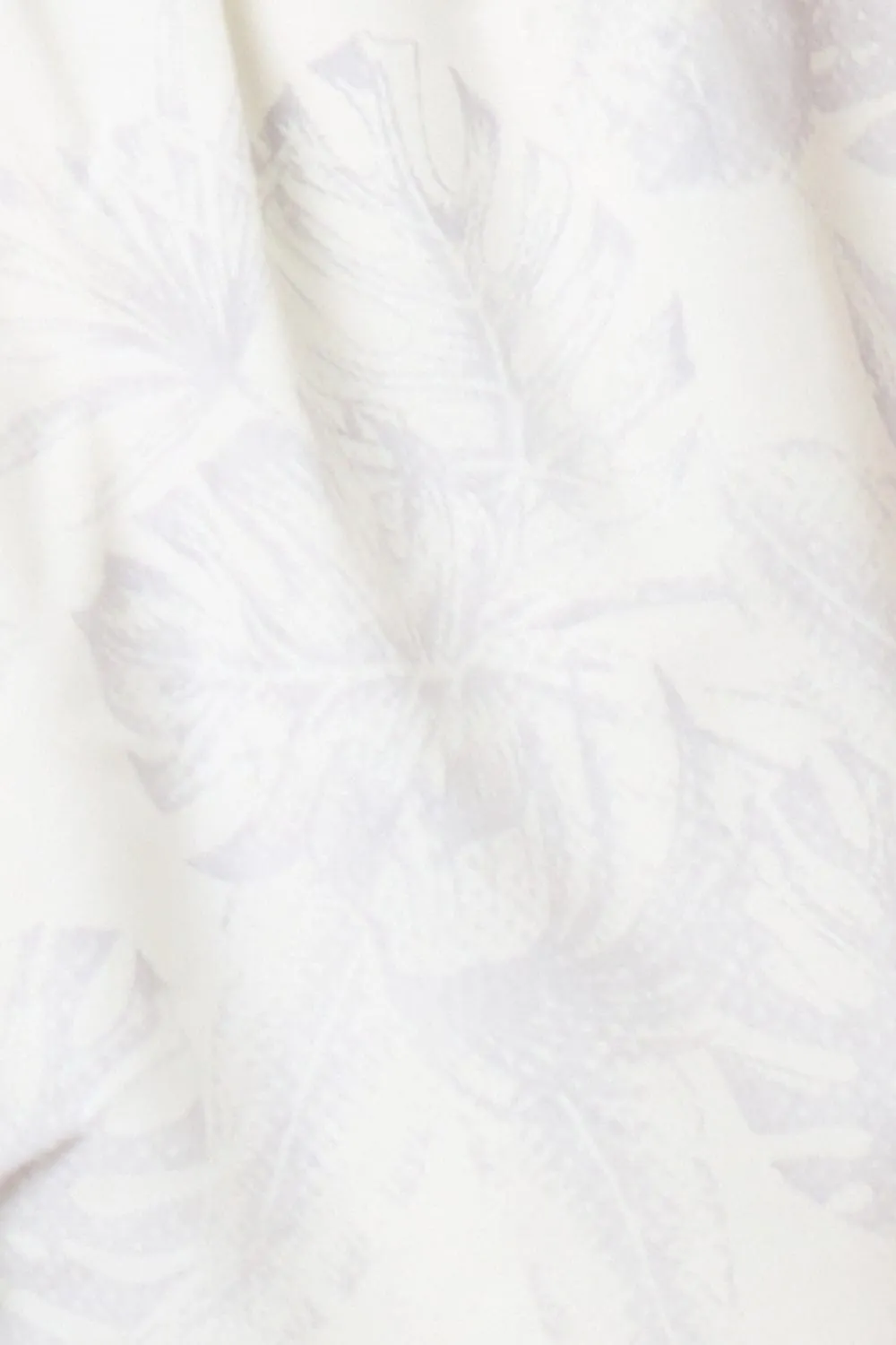 Printed Swim Short in Stone Faded Palm