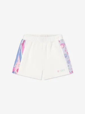 PUCCI Girls Jersey Shorts in Ivory