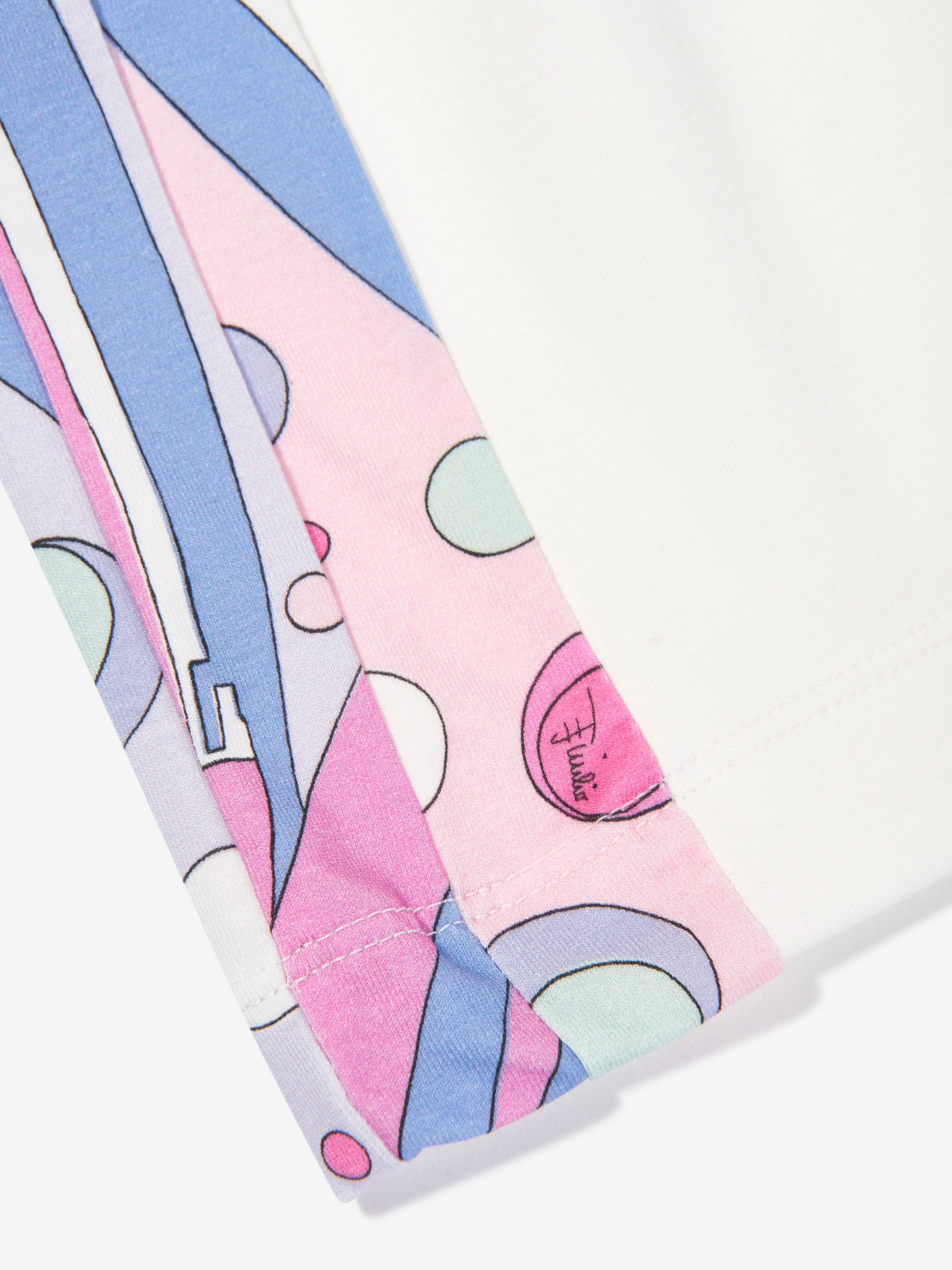 PUCCI Girls Jersey Shorts in Ivory