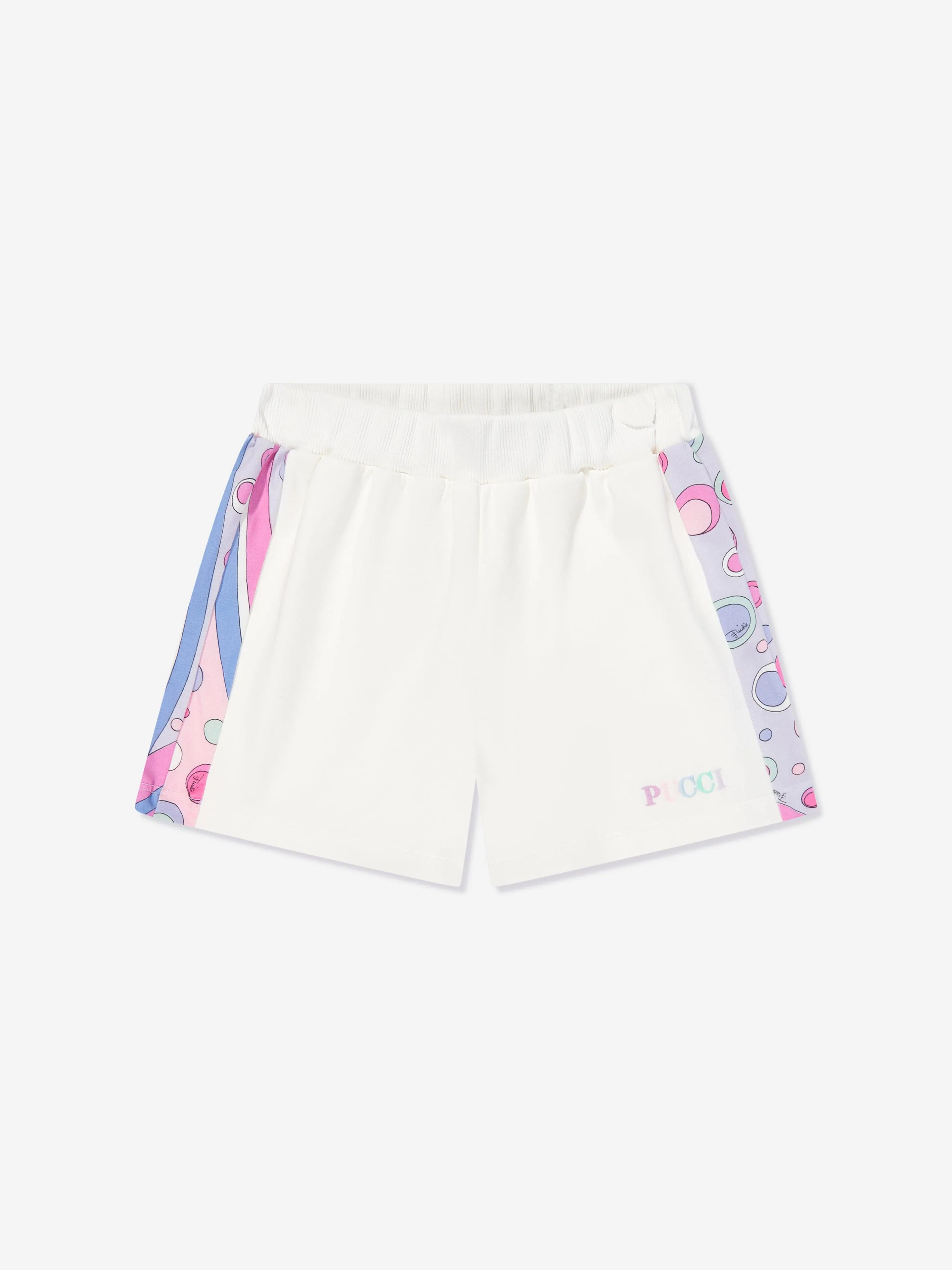 PUCCI Girls Jersey Shorts in Ivory