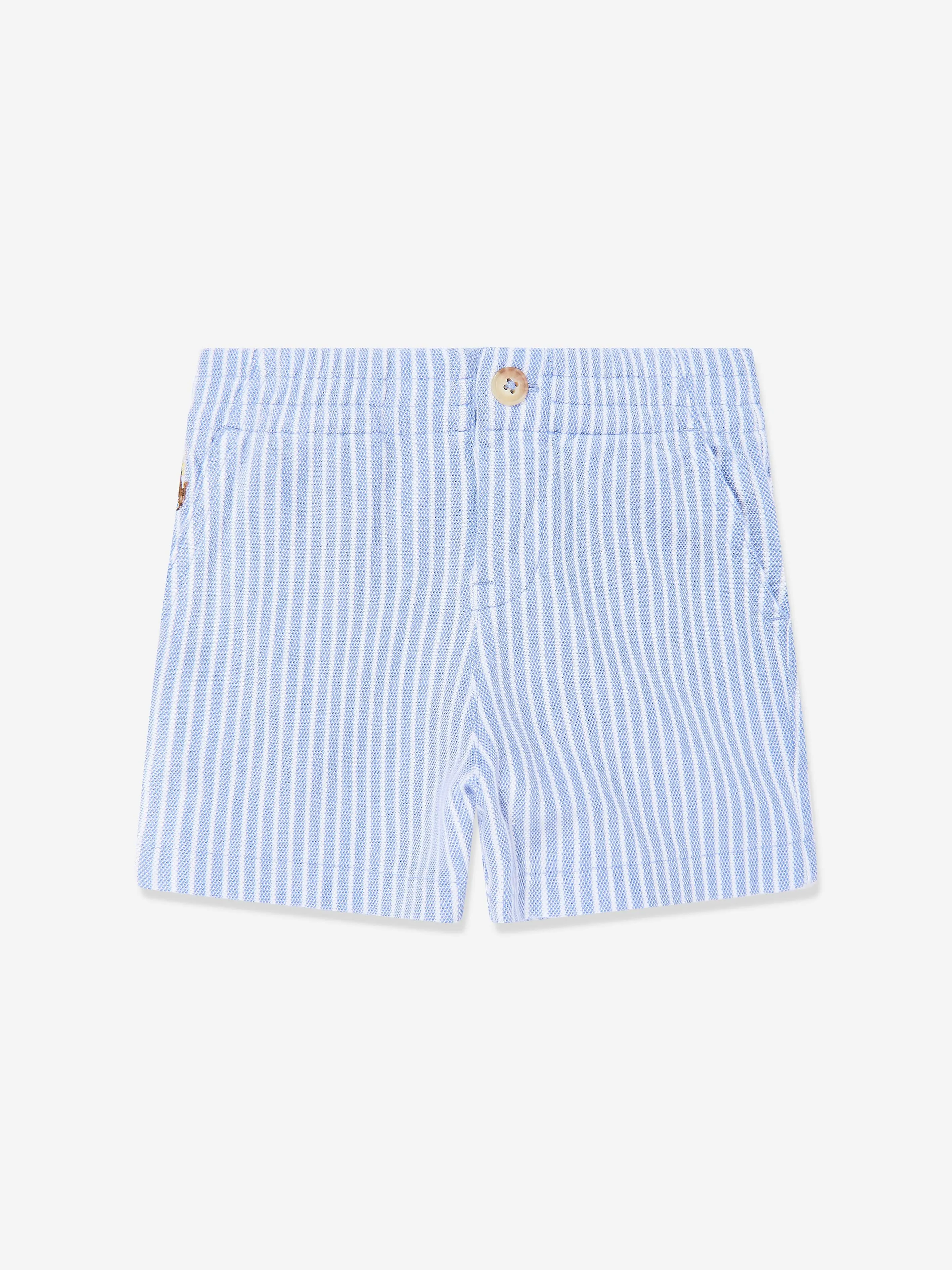 Ralph Lauren Baby Boys Bear Short Set in Orange