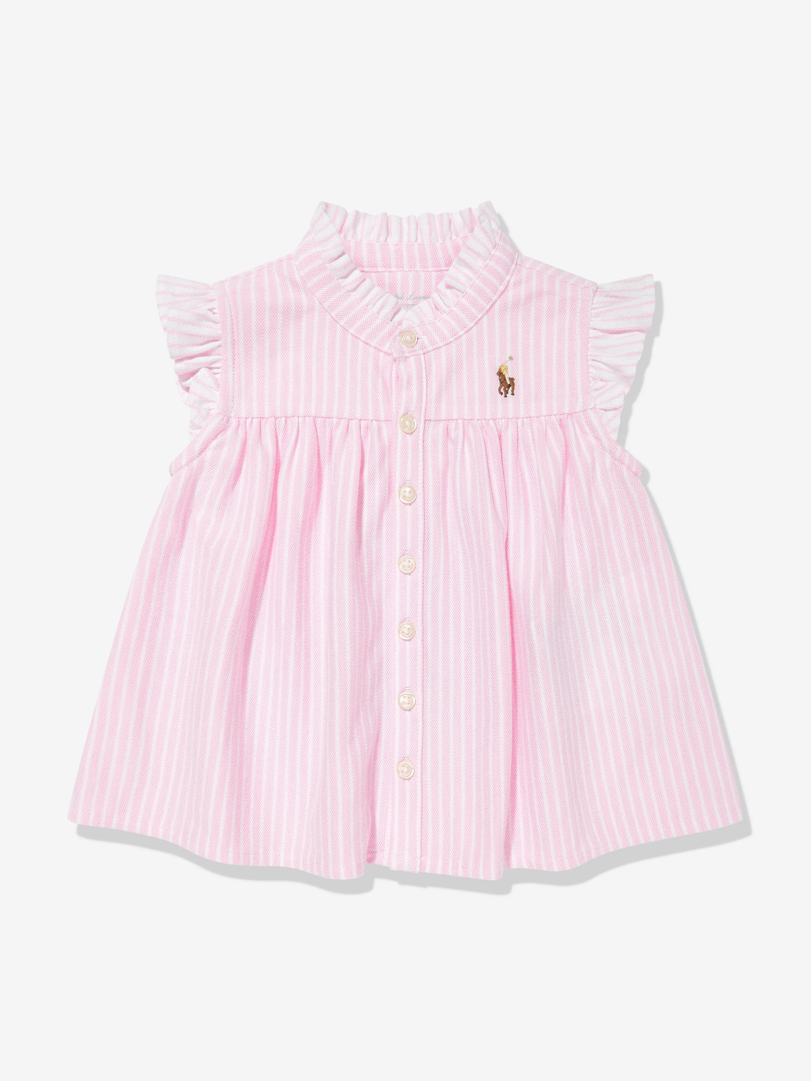 Ralph Lauren Baby Girls Short Set in Pink