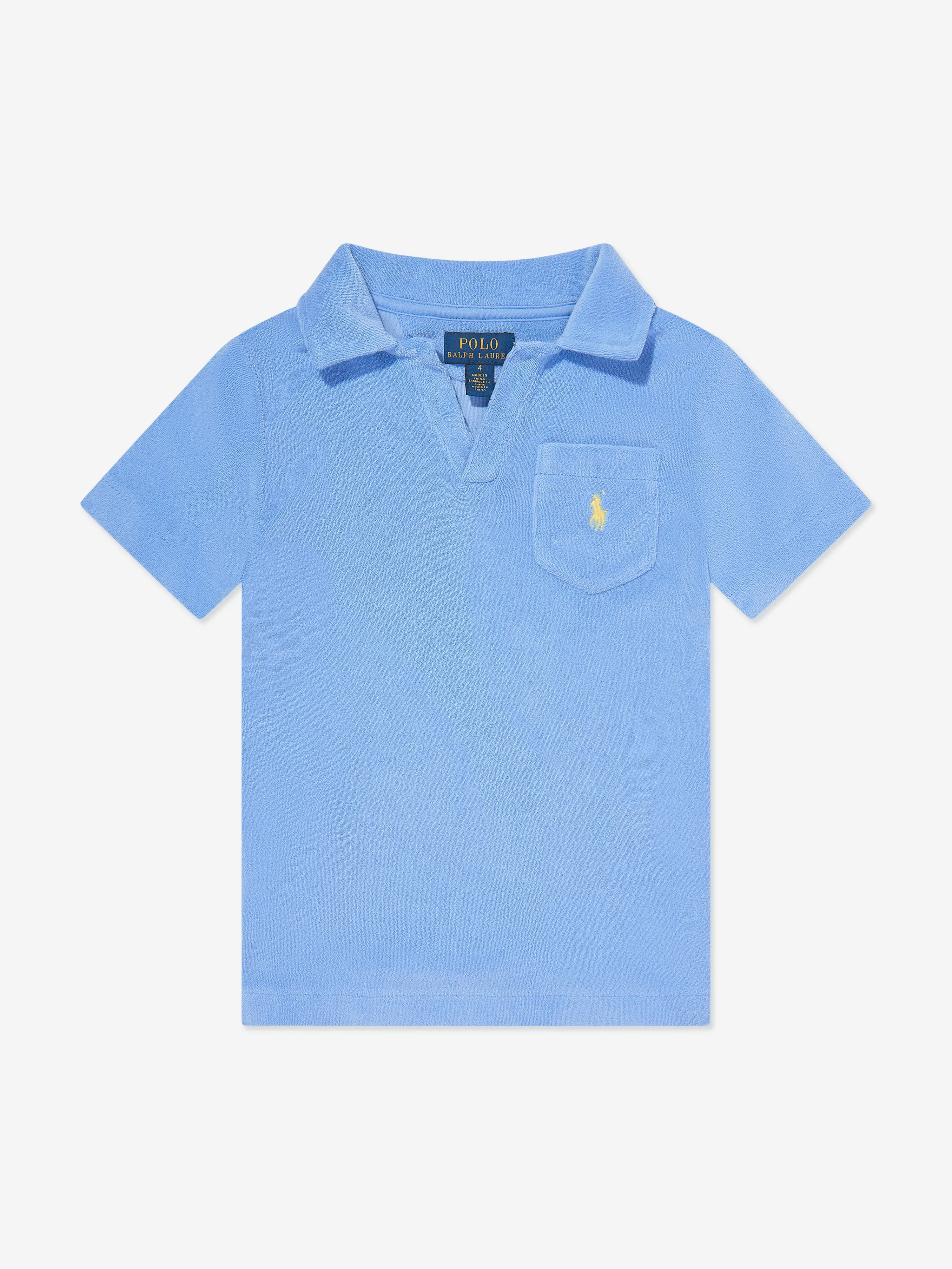 Ralph Lauren Boys Terry Short Set in Blue