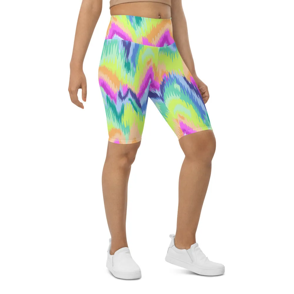 Rave Sound Wave Bike Shorts