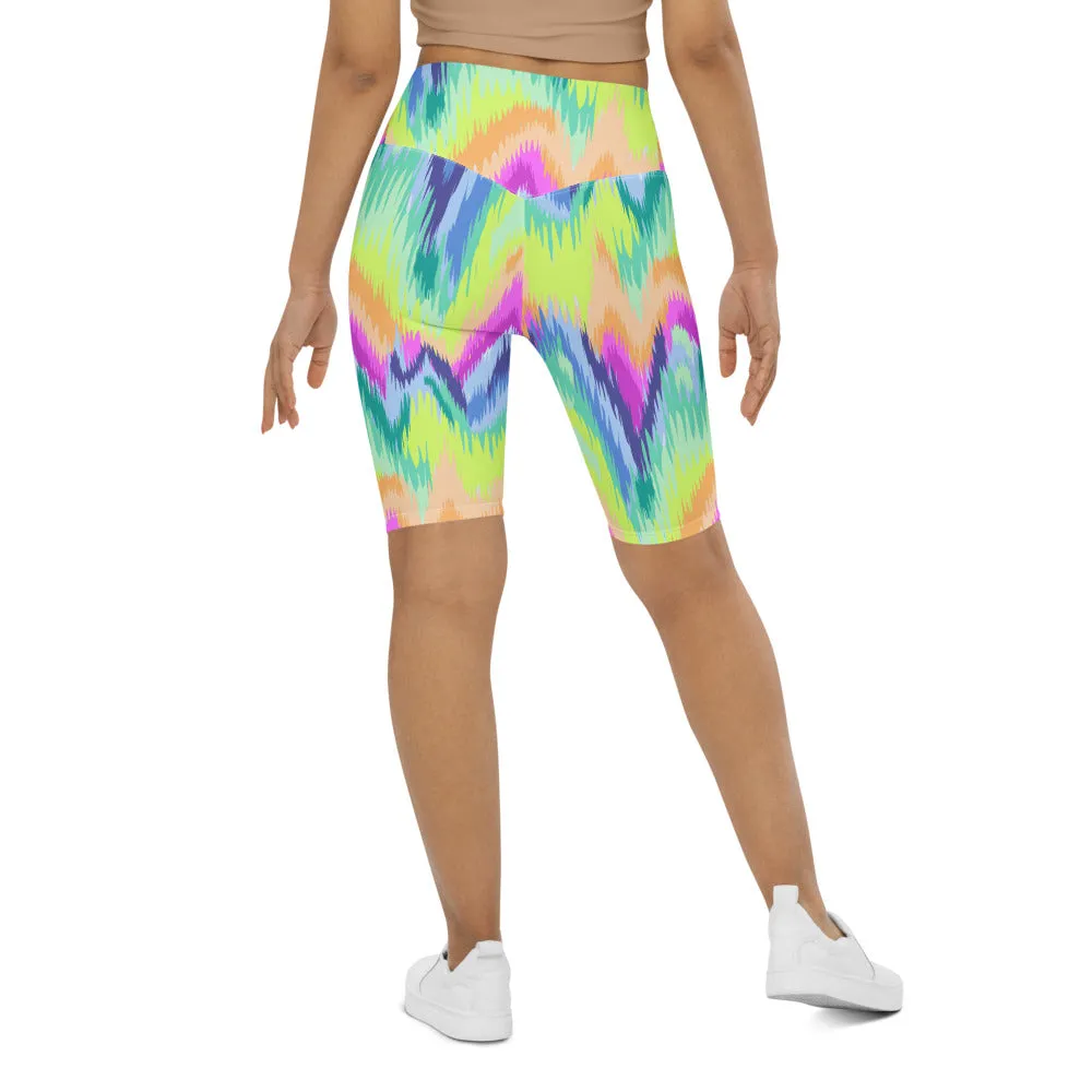 Rave Sound Wave Bike Shorts