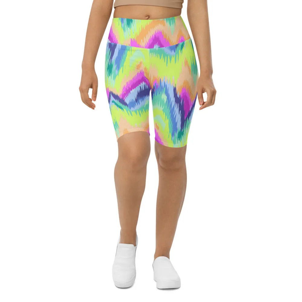 Rave Sound Wave Bike Shorts